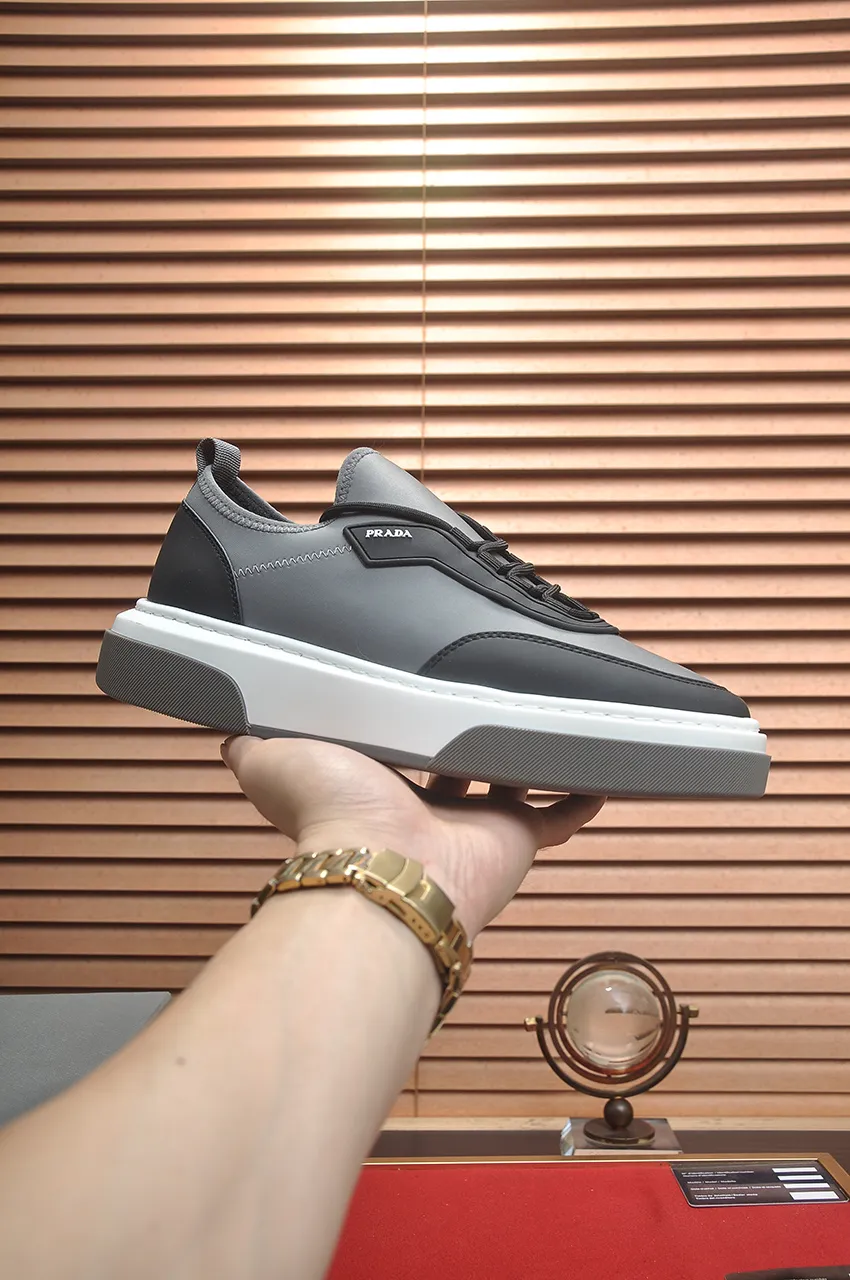 Men's shoes 💰580💶【PRADA】Top original, new season, high quality original goods, top imported calfskin with original imported glue, imported cowhide inside with original cowhide feet, original outsole! Quality guaranteed! Code 38-45 (45 customized)